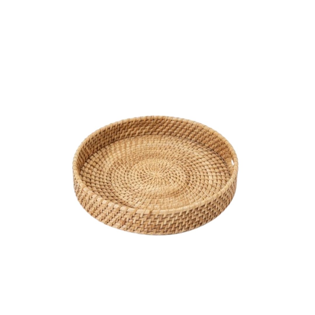 Bohemian Oasis Rattan Tray
